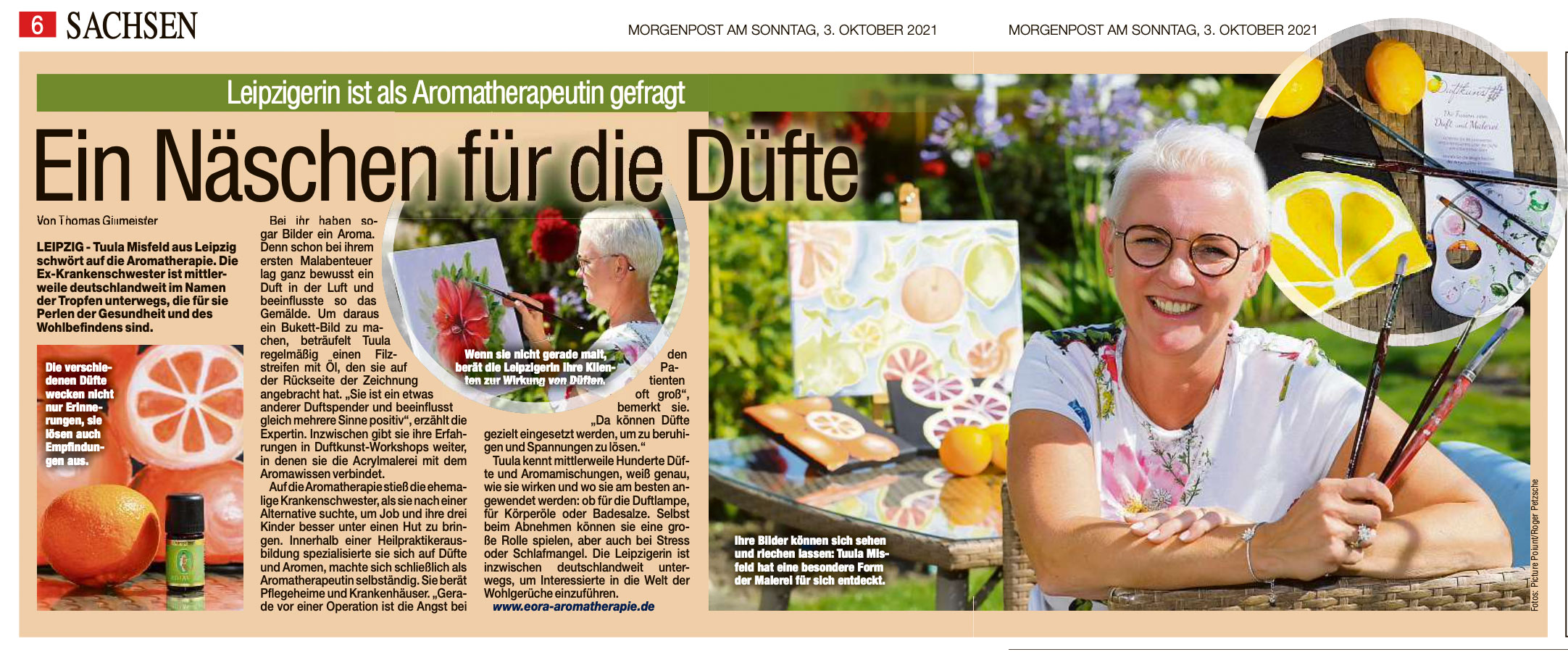Dresdner Morgenpost über Tuula Misfeld